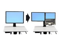Ergotron WorkFit-C Convert-to-LCD & Laptop Kit from Single HD Display - Composant de montage (le kit de conversion) - pour écran LCD / ordinateur portable - Taille d'écran : 20" 97-605