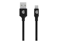 Griffin Premium - Câble Lightning - USB mâle pour Lightning mâle - 3 m - noir - pour Apple iPad/iPhone/iPod (Lightning) GC43440