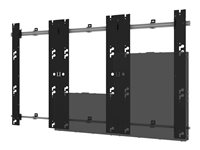 Peerless-AV DS-LEDBXT-6X6 - Support - Plat - pour mur vidéo 6x6 LED - cadre en aluminium - noir et argent - montable sur mur - pour Barco XT0.9, XT1.2, XT1.5, XT1.9 DS-LEDBXT-6X6