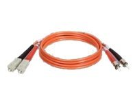 Uniformatic - Câble réseau - ST multi-mode (M) pour SC multi-mode (M) - 2 m - fibre optique - 62,5 / 125 microns - OM1 21012