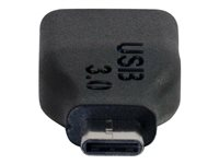 C2G USB 3.1 Gen 1 USB C to USB A Adapter M/F - USB Type C to USB A Black - Adaptateur USB - USB type A (F) pour 24 pin USB-C (M) - USB 3.1 - noir 88868