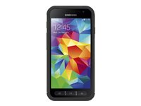 Mobilis BUMPER - Coque de protection pour téléphone portable - robuste - silicone, polycarbonate - noir - pour Samsung Galaxy Xcover 4, Xcover 4s 013004