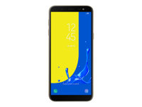 Samsung Galaxy J6 - 4G smartphone - double SIM - RAM 3 Go / Mémoire interne 32 Go - microSD slot - écran OEL - 5.6" - 1480 x 720 pixels - rear camera 13 MP - front camera 8 MP - or SM-J600FZDUXEF