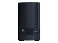 WD My Cloud EX2 Ultra WDBVBZ0040JCH - Dispositif de stockage personnel dans le nuage - 2 Baies - 4 To - HDD 2 To x 2 - RAID RAID 0, 1, JBOD - RAM 1 Go - Gigabit Ethernet - iSCSI support WDBVBZ0040JCH-EESN