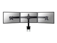 Neomounts FPMA-D700D3 - Kit de montage - pour 3 écrans LCD - noir - Taille d'écran : 10"-27" - pinces montables, montrable sur bureau FPMA-D700D3