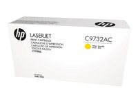 HP C9732AC - Jaune - originale - LaserJet - cartouche de toner (C9732A) Contract - pour Color LaserJet 5500, 5550 C9732AC