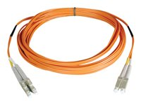 Tripp Lite 3M Duplex Multimode 50/125 Fiber Optic Patch Cable LC/LC 10' 10ft 3 Meter - Cordon de raccordement - LC multi-mode (M) pour LC multi-mode (M) - 3 m - fibre optique - duplex - 50 / 125 microns - orange N520-03M