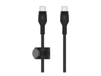 Belkin BOOST CHARGE - Câble USB - 24 pin USB-C (M) pour 24 pin USB-C (M) - 2 m - noir CAB011BT2MBK
