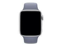 Apple 44mm Sport Band - Bracelet de montre - 140-210 mm - gris lavende - pour Watch (42 mm, 44 mm) MTPP2ZM/A