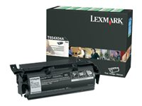 Lexmark - À rendement extrêmement élevé - noir - original - cartouche de toner LCCP, LRP - pour Lexmark T654dn, T654dtn, T654n T654X04E