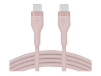 Belkin BOOST CHARGE - Câble USB - 24 pin USB-C (M) pour 24 pin USB-C (M) - USB 2.0 - 1 m - rose CAB009BT1MPK