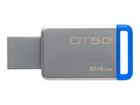 Kingston DataTraveler 50 - Clé USB - 64 Go - USB 3.1 - bleu DT50/64GB