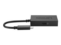 Lenovo USB C to VGA Plus Power Adapter - Adaptateur vidéo externe - USB-C - VGA 4X90K86568