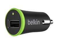Belkin BOOST UP Car Charger - Adaptateur d'alimentation pour voiture - 12 Watt (USB) - noir - pour Apple iPhone 5, 5c, 5s F8J054BTBLK