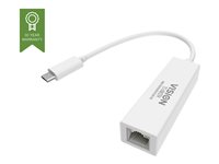 Adaptateur réseau professionnel VISION USB-C vers RJ45 Ethernet Gigabit de qualité installation - GARANTIE À VIE - fonction de détection automatique 10/100/1000 Mb/s et auto-mdix (détection câble réseau croisé ou droit) - Fonction de démarrage PXE activée TC-USBCETH