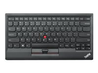 Lenovo ThinkPad Compact Bluetooth Keyboard with TrackPoint - Clavier - Bluetooth - États-Unis / Europe - pour Tablet 10; ThinkPad E48X; E58X; L380; L380 Yoga; L480; P51; P52; T480; T580; X280; X380 Yoga 0B47188