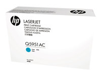 HP Q5951AC - Cyan - originale - LaserJet - cartouche de toner (Q5951A) Contract - pour Color LaserJet 4700, 4700dn, 4700dtn, 4700n, 4700ph+ Q5951AC