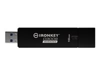 IronKey D300S Managed - Clé USB - chiffré - 16 Go - USB 3.1 Gen 1 - FIPS 140-2 Level 3 - Conformité TAA IKD300SM/16GB
