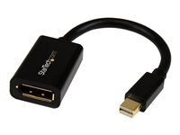 StarTech.com Adaptateur de câble vidéo Mini DisplayPort vers DisplayPort 6 pouces (MDP2DPMF6IN) - Câble DisplayPort - Mini DisplayPort (M) pour DisplayPort (F) - 15.2 cm - noir - pour P/N: CDP2DP141MB, CDP2DP146B, CDP2DPMM1MB, CDP2DPMM6B, DISPLPORT15L, DISPLPORT3L MDP2DPMF6IN