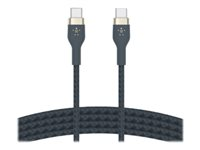 Belkin BOOST CHARGE - Câble USB - 24 pin USB-C (M) pour 24 pin USB-C (M) - USB 2.0 - 2 m - bleu CAB011BT2MBL