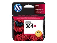 HP 364XL - 6 ml - à rendement élevé - photo noire - originale - cartouche d'encre - pour Photosmart 5525, 6525, C5100, eStation C510, Premium C310, Premium Fax C410, Wireless B110 CB322EE#BA1