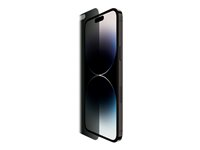 Belkin - Protection d'écran pour téléphone portable - verre - avec filtre de confidentialité - à double sens - pour Apple iPhone 14 Pro Max OVA116ZZ