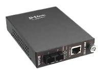 D-Link DMC 515SC - Convertisseur de média à fibre optique - 100Mb LAN - 10Base-T, 100Base-FX, 100Base-TX - RJ-45 / mode unique SC - jusqu'à 15 km - pour DMC 1000 DMC-515SC
