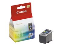 Canon CL-41 - Couleur (cyan, magenta, jaune) - originale - cartouche d'encre - pour PIXMA iP1800, iP1900, iP2500, iP2600, MP140, MP190, MP210, MP220, MP470, MX300, MX310 0617B001