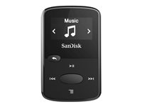 SanDisk Clip Jam - Lecteur numérique - 8 Go - noir SDMX26-008G-G46K