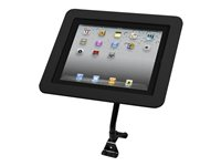 Compulocks Executive Flex Arm iPad 9.7" Counter Top Kiosk Black - Kit de montage (bras flexible, cadre professionnel) - pour tablette - noir - montable sur mur, ordinateur de bureau 159B213EXENB