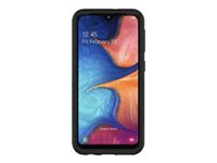 OtterBox Commuter Lite - Coque de protection pour téléphone portable - polycarbonate, caoutchouc synthétique - noir - pour Samsung Galaxy A20e 77-63349