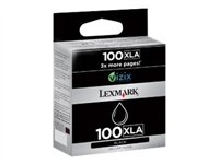 Lexmark Cartridge No. 100XLA - À rendement élevé - noir - originale - cartouche d'encre - pour Lexmark Prevail Pro704, Value Ink Prevail Pro709, Value Ink Prospect Pro209 14N1092
