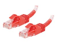 C2G Cat6 Booted Unshielded (UTP) Crossover Patch Cable - Câble inverseur - RJ-45 (M) pour RJ-45 (M) - 7 m - UTP - CAT 6 - moulé, sans crochet, bloqué - rouge 83562