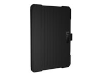 UAG Rugged Case for iPad 10.2-in (7/8 Gen, 2019/2020) - Metropolis Black - Étui à rabat pour tablette - composite - noir - 10.2" - pour Apple 10.2-inch iPad (7ème génération, 8ème génération) 121916B14040