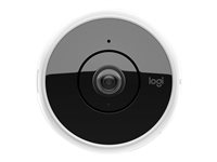 Logitech Circle 2 - Caméra de surveillance réseau - couleur (Jour et nuit) - 1920 x 1080 - 1080p - audio - sans fil - Wi-Fi 961-000420