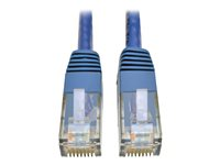 Tripp Lite Cat6 Gigabit Molded Patch Cable RJ45 M/M 550MHz 24 AWG Blue 50' - Cordon de raccordement - RJ-45 (M) pour RJ-45 (M) - 15.24 m - UTP - CAT 6 - IEEE 802.3ab/IEEE 802.5 - moulé, solide - bleu N200-050-BL