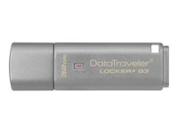 Kingston DataTraveler Locker+ G3 - Clé USB - chiffré - 32 Go - USB 3.0 DTLPG3/32GB