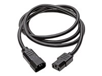 Tripp Lite 10ft Power Cord Extension Cable C14 to C13 Heavy Duty 15A 14AWG 10' - Câble d'alimentation - IEC 60320 C13 pour IEC 60320 C14 - 3 m - noir P005-010