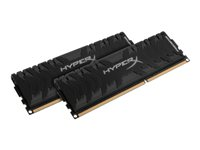 HyperX Predator - DDR4 - kit - 32 Go: 2 x 16 Go - DIMM 288 broches - 3333 MHz / PC4-26600 - CL16 - 1.35 V - mémoire sans tampon - non ECC - noir HX433C16PB3K2/32