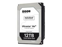 WD Ultrastar HE12 HUH721212ALE600 - Disque dur - 12 To - interne - 3.5" - SATA 6Gb/s - 7200 tours/min - mémoire tampon : 256 Mo 0F29590