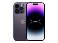 Apple iPhone 14 Pro - 5G smartphone - double SIM / Mémoire interne 512 Go - écran OEL - 6.1" - 2556 x 1179 pixels (120 Hz) - 3 x caméras arrière 48 MP, 12 MP, 12 MP - front camera 12 MP - violet profond MQ293ZD/A