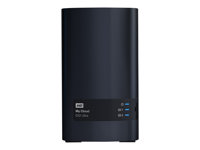 WD My Cloud EX2 Ultra WDBVBZ0160JCH - Dispositif de stockage personnel dans le nuage - 2 Baies - 16 To - HDD 8 To x 2 - RAID RAID 0, 1, JBOD - RAM 1 Go - Gigabit Ethernet - iSCSI support WDBVBZ0160JCH-EESN