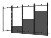 Peerless-AV DS-LED27BDL-4X4 - Support - pour 4x4 murs d'images - aluminium - noir et argent - montable sur mur - pour Philips 27BDL9112L, 27BDL9115L, 27BDL9119L DS-LED27BDL-4X4