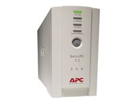 APC Back-UPS CS 350 - Onduleur - CA 230 V - 210 Watt - 350 VA - RS-232, USB - connecteurs de sortie : 4 - beige BK350EI