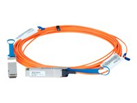 Mellanox LinkX 100Gb/s VCSEL-Based Active Optical Cables - Câble InfiniBand - QSFP pour QSFP - 5 m - fibre optique - SFF-8665/IEEE 802.3bm - actif, sans halogène MFA1A00-E005