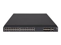 HPE FlexFabric 5700-32XGT-8XG-2QSFP+ - Commutateur - C3 - Géré - 32 x 10GBase-T + 8 x 10 Gigabit Ethernet SFP+ / 1 Gigabit Ethernet SFP+ + 2 x QSFP+ 40 Gibabit (voie montante) - Montable sur rack JG898A