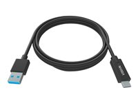 Vision Professional - Câble USB - 24 pin USB-C (M) pour USB type A (M) - USB 3.0 - 3 A - noir TC 1MUSBCA/BL