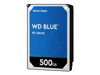 WD Blue WD5000LQVX - Disque dur - 500 Go - interne - 2.5" - SATA 6Gb/s - 5400 tours/min - mémoire tampon : 8 Mo WD5000LQVX