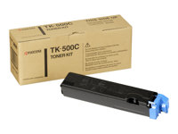 Kyocera TK 500C - Cyan - original - kit toner - pour FS-C5016, C5016DN, C5016DNH, C5016DTN, C5016N 370PD5KW