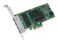 FUJITSU PLAN CP Intel I350-T4 - Adaptateur réseau - PCIe 2.1 x4 profil bas - Gigabit Ethernet x 4 - pour PRIMERGY CX2550 M5, CX2560 M5, RX2520 M5, RX2530 M5, RX2530 M6, RX2540 M6, TX2550 M5 S26361-F4610-L504